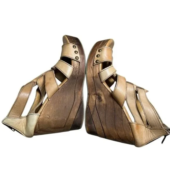 Bed Stu Platform Strappy Wedge Sandals - Picture 7 of 12